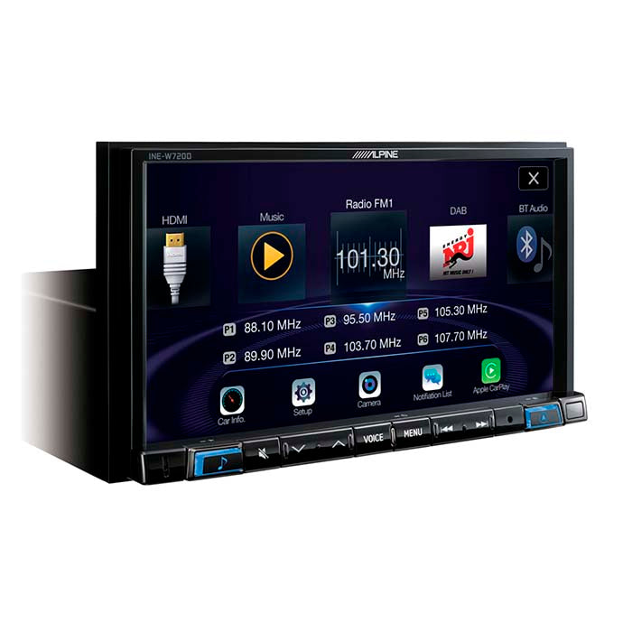 Alpine INE-W720D 2-DIN-multimedianavigaattori