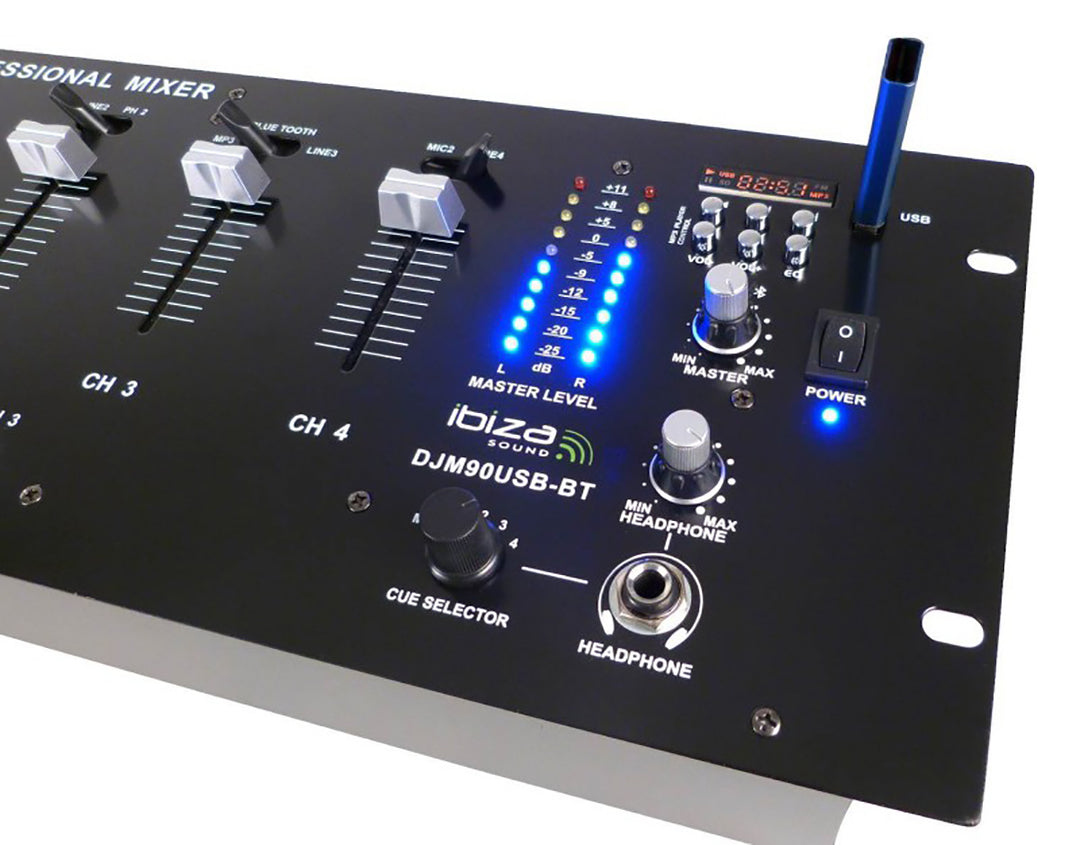 Ibiza DJM90 USB-BT Mikseri