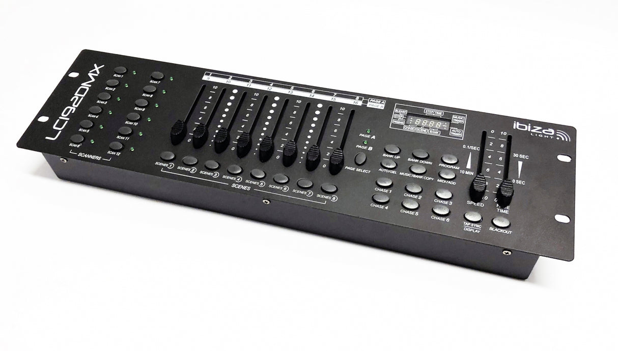 Ibiza 192-kanavainen DMX-ohjain