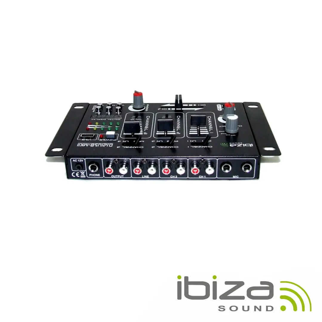 Ibiza DJ21-MKII 4-kanavainen DJ Mikseri