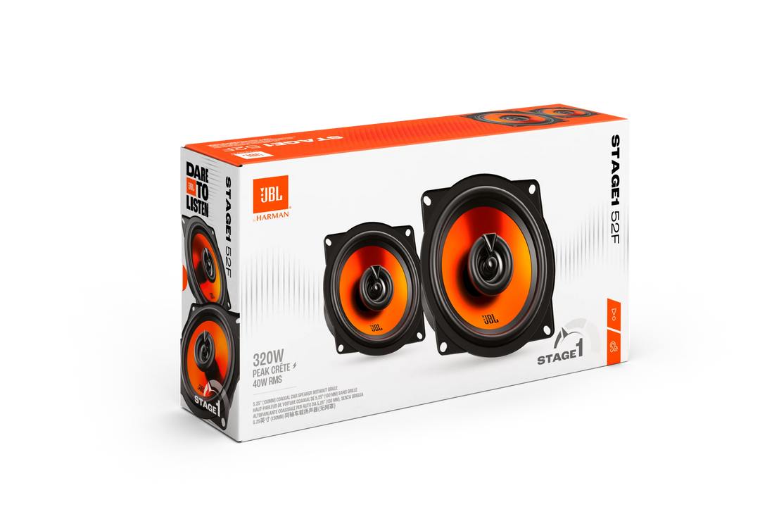 JBL Stage1 Gen2 52F 5,25" koaksiaaliset autokaiuttimet