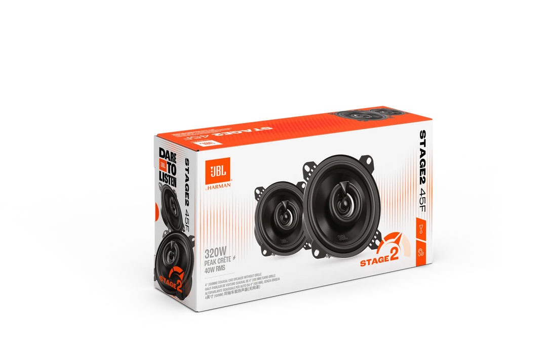 JBL Stage2 Gen2 45F 4" koaksiaaliset autokaiuttimet