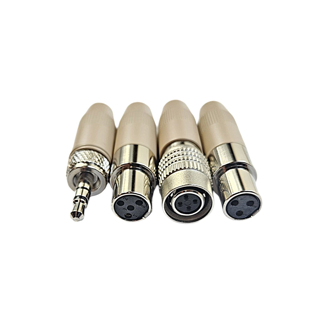JTS CM-201iF DeLuxe Pack lavalier med 4 stik, beige