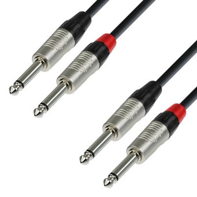 6.3mm Stereo Jack kaapeli (3m)