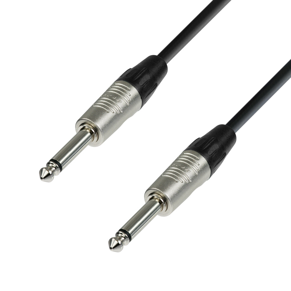 Adam Hall Cables 4 Star Serie - Instrumenttikaapeli REAN 6.3 mm Jack mono to 6.3 mm Jack mono 4.5 m