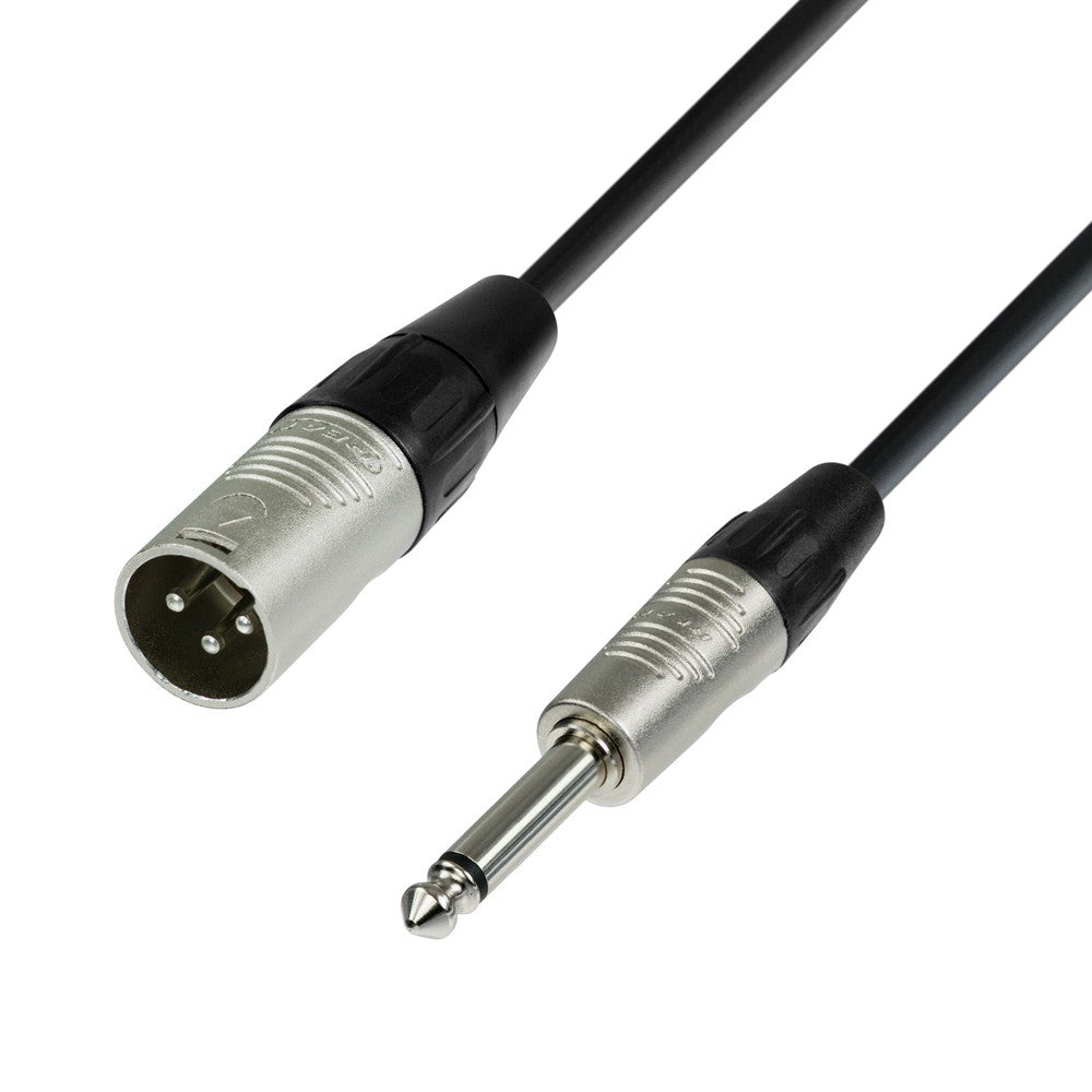 Signaali Kaapeli XLR Uros 6.3 mm Jack Mono (10m)