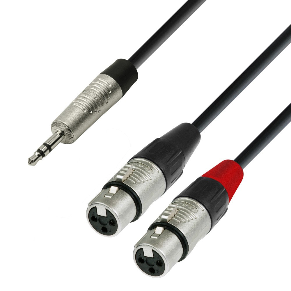 MiniJack to XLR Naaras Adapterikaapeli (3m)