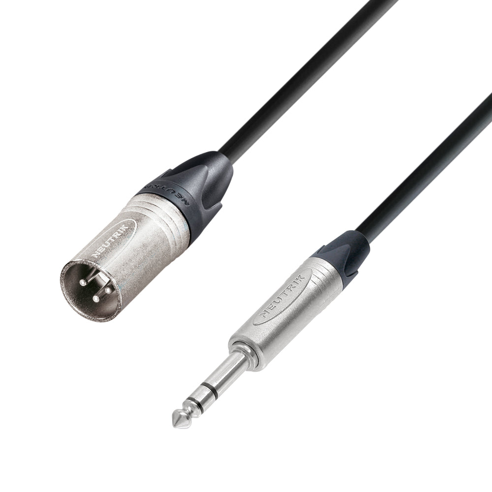 Neutrik XLR-uros 6,3 mm:n tasapainotettuun liittimeen (3m)