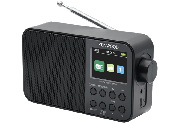 Kenwood CRM30DABB DAB+ Radio (musta)
