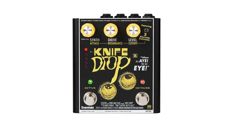 Eventide Knife Drop -suboktavifuzz-pedaali
