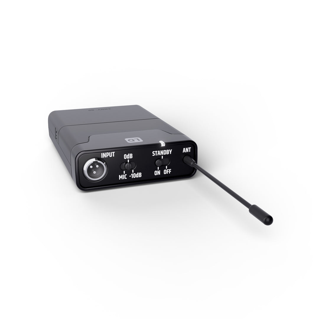 LD Systems ANNY® 10 BPH 2 B5 - 10" bærbart batteridrevet Bluetooth® PA-system med mixer og 2x headsetmikrofoner (inkl. bodypacks)