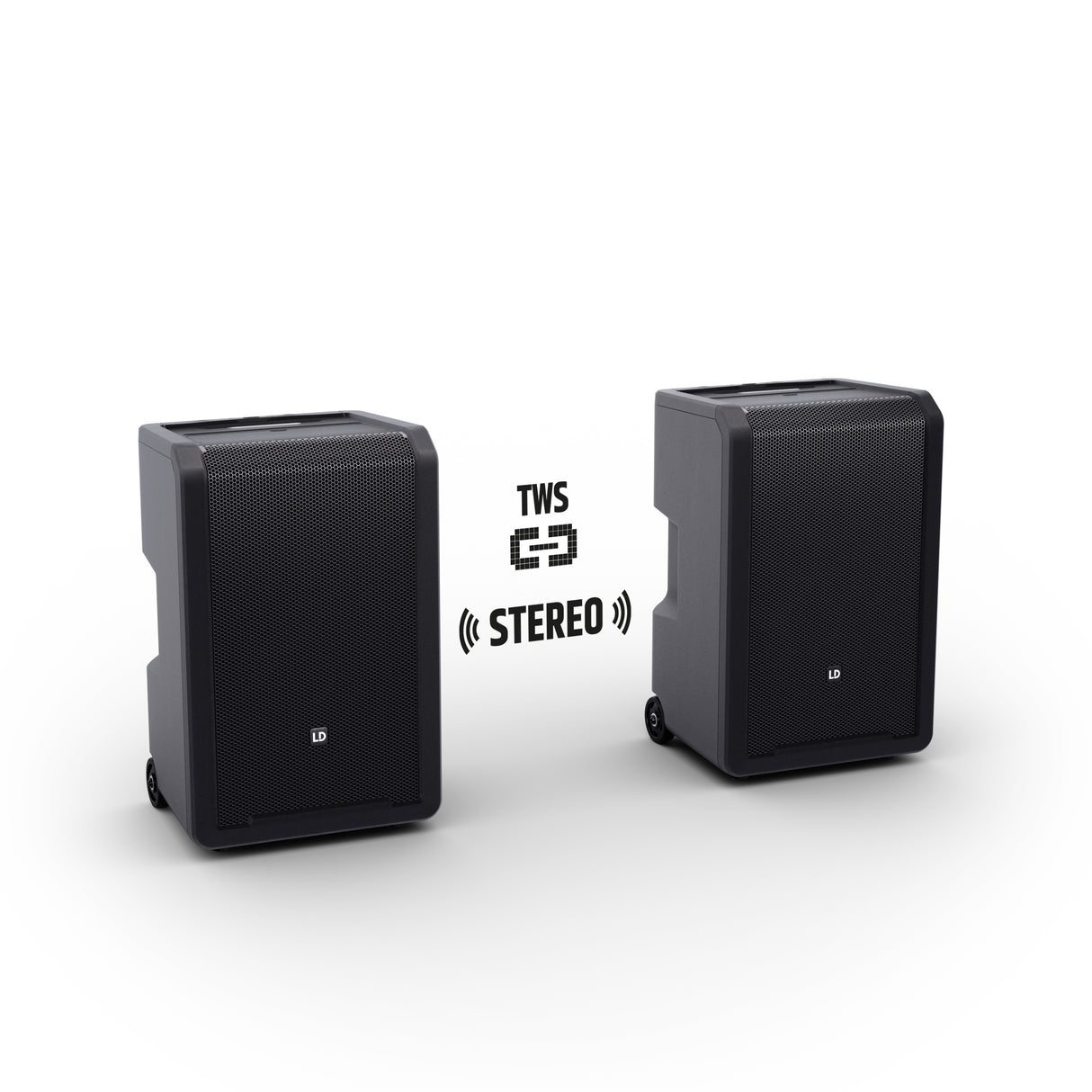 LD Systems ANNY® 10 BPH 2 B6 - 10" bærbart, batteridrevet Bluetooth® PA-system med mixer og 2x headsetmikrofoner (inkl. bodypacks)