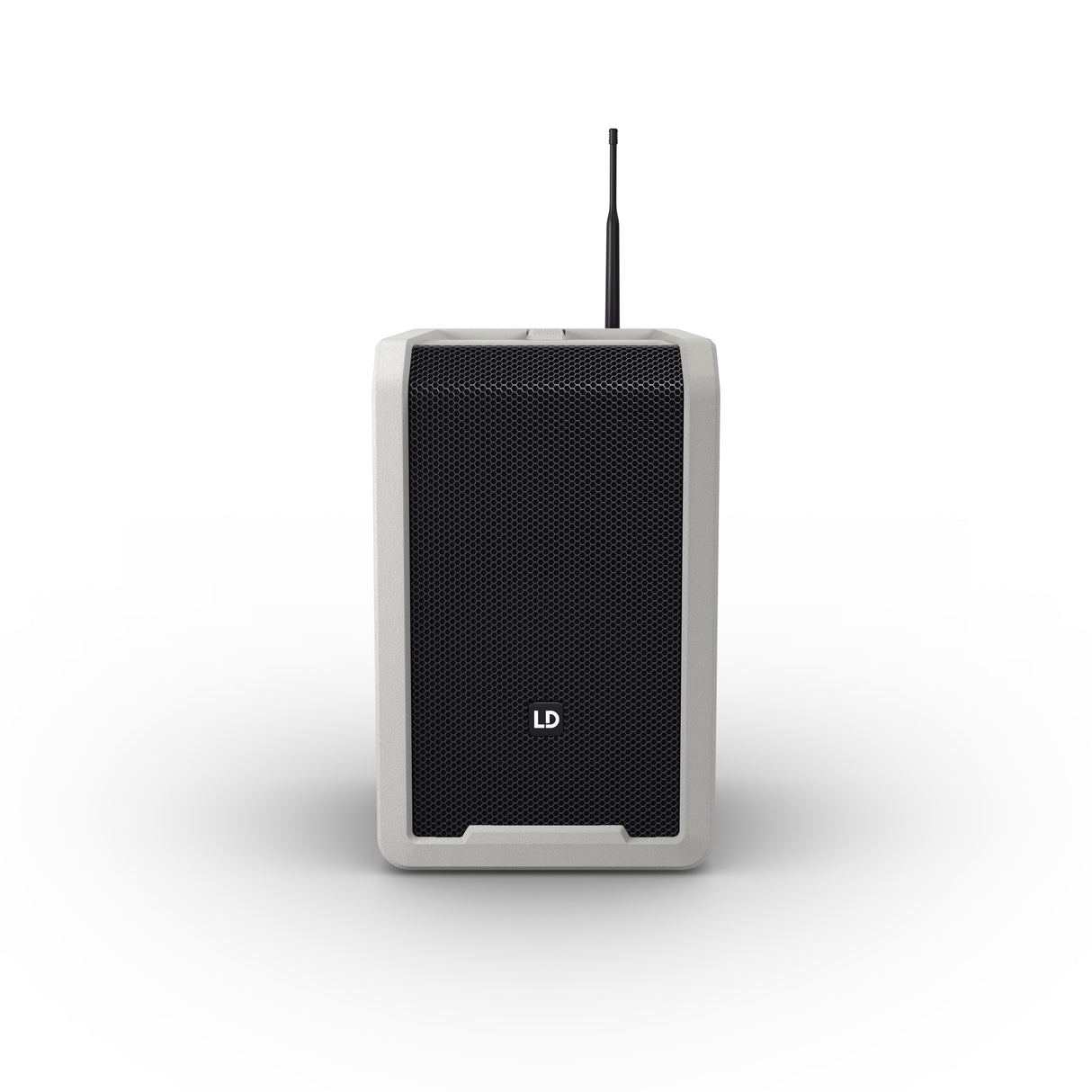 LD Systems ANNY® 8 BPH B5 G - Bærbar batteridrevet Bluetooth® PA-højttaler med mixer og 1x headsetmikrofon (inkl. bodypack), Urban Grey