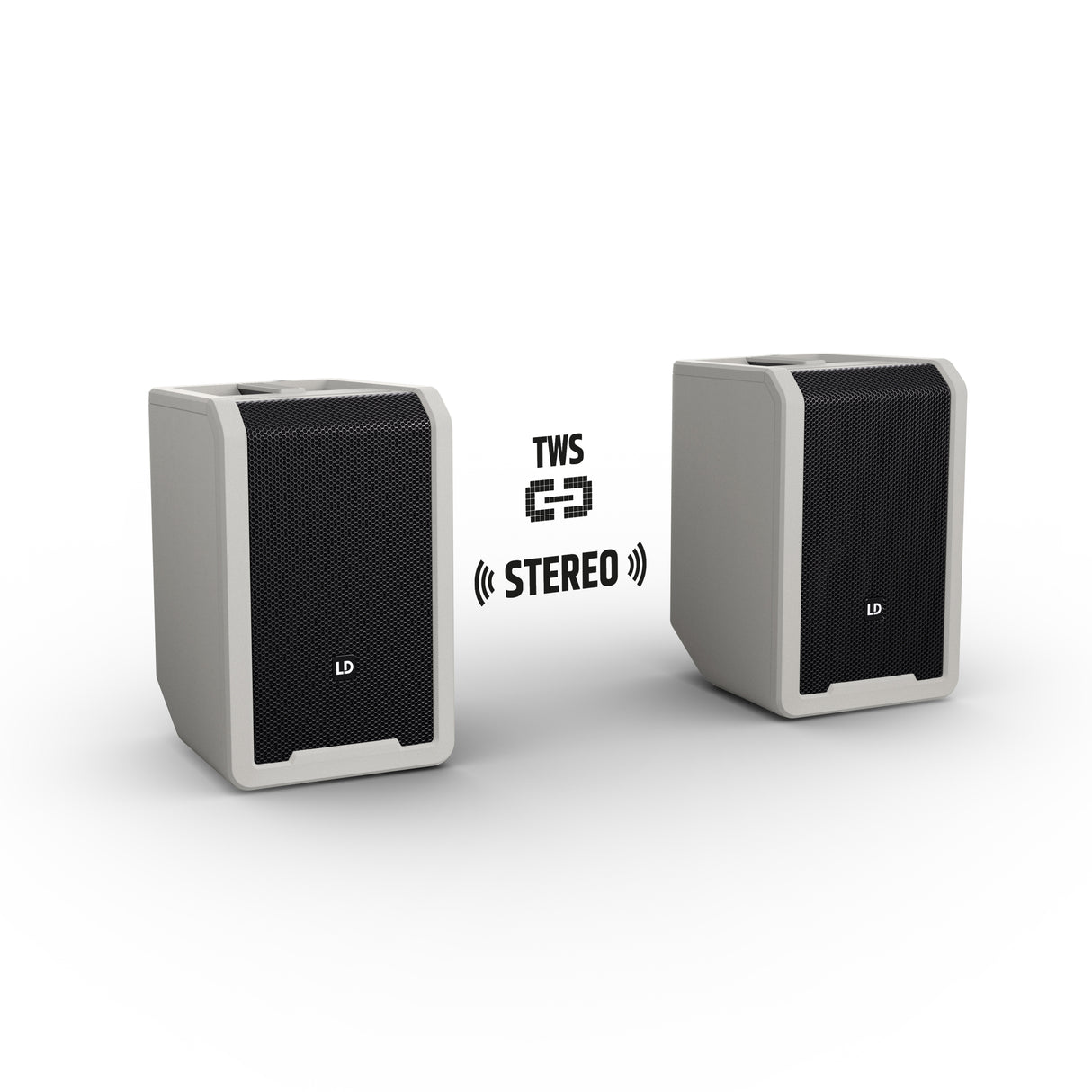 LD Systems ANNY® 8 G - Bærbar batteridrevet Bluetooth® PA-højttaler med mixer, Urban Grey