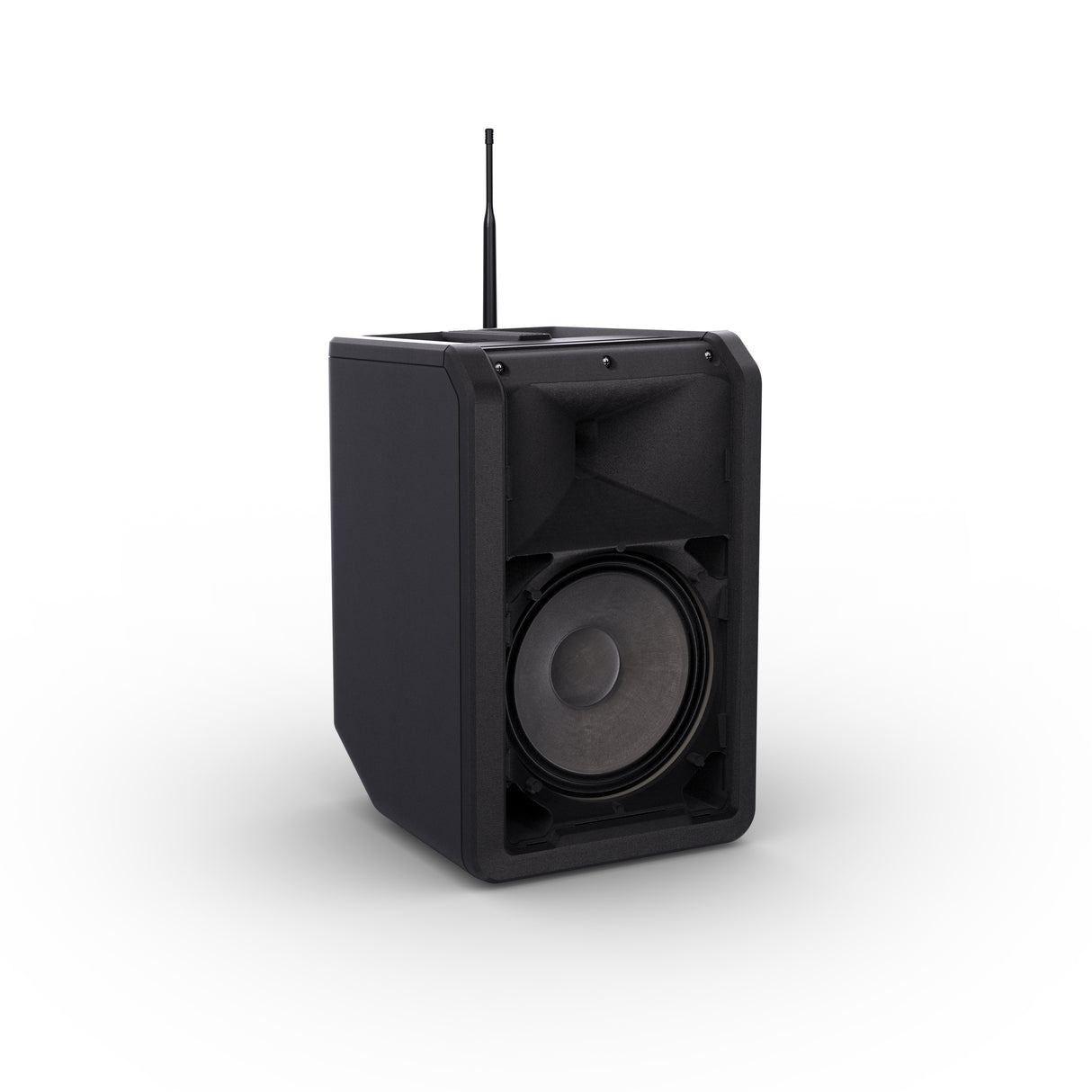 LD Systems ANNY® 8 HHD B5 - Bærbar batteridrevet Bluetooth® PA-højttaler med mixer og 1 x trådløs håndholdt mikrofon, Stage Black