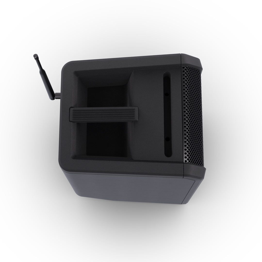 LD Systems ANNY® 8 HHD B8 - Kannettava akkukäyttöinen Bluetooth® PA-kaiutin mikserillä ja 1 x langattomalla käsimikrofonilla, Stage Black
