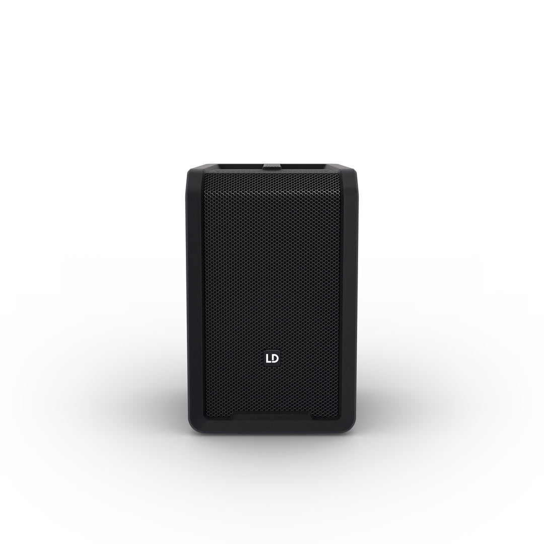LD Systems ANNY® 8 - Kannettava akulla toimiva Bluetooth® PA-kaiutin mikserillä, Stage Black