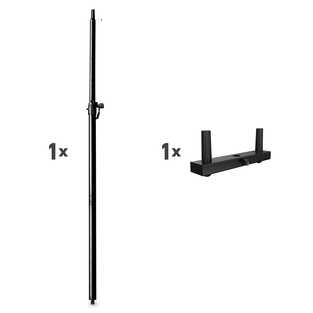 LD Systems DAVE 10 G4X DUAL STAND – Kaiutintanko asennushaarukalla DAVE 10 G4X:lle
