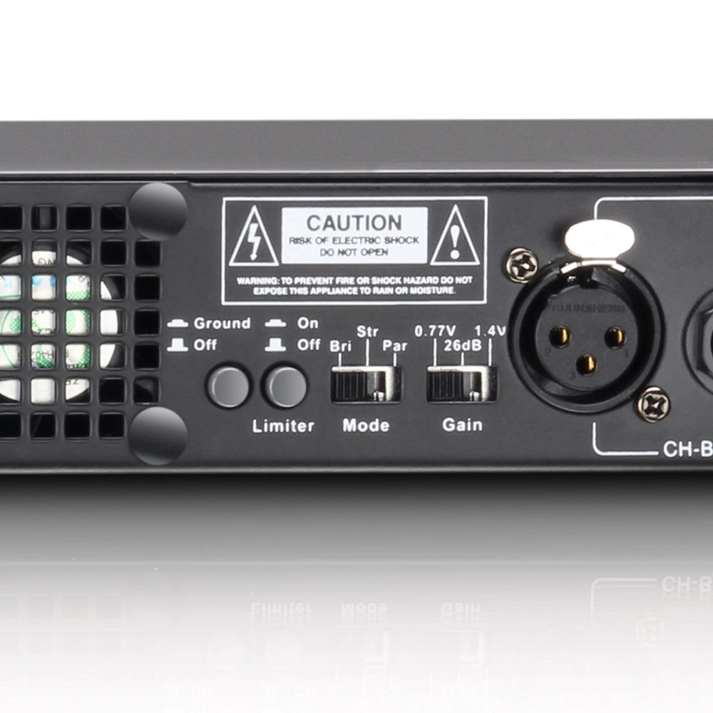 LD Systems XS 700 tehovahvistin (2x200W, 8 Ohm)