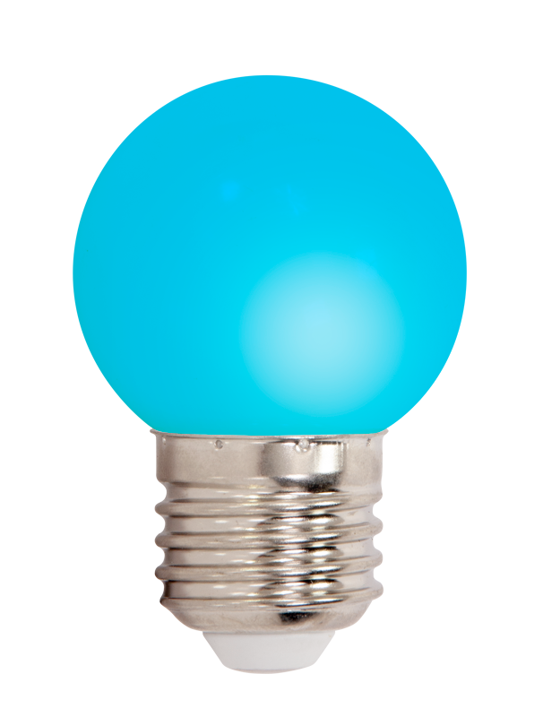 6 kpl. värjättyä LED lamppua