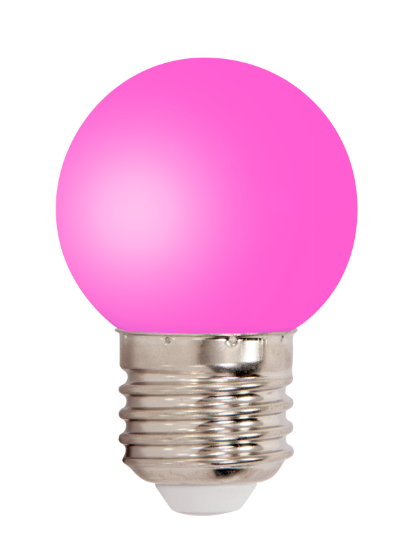 6 kpl. värjättyä LED lamppua