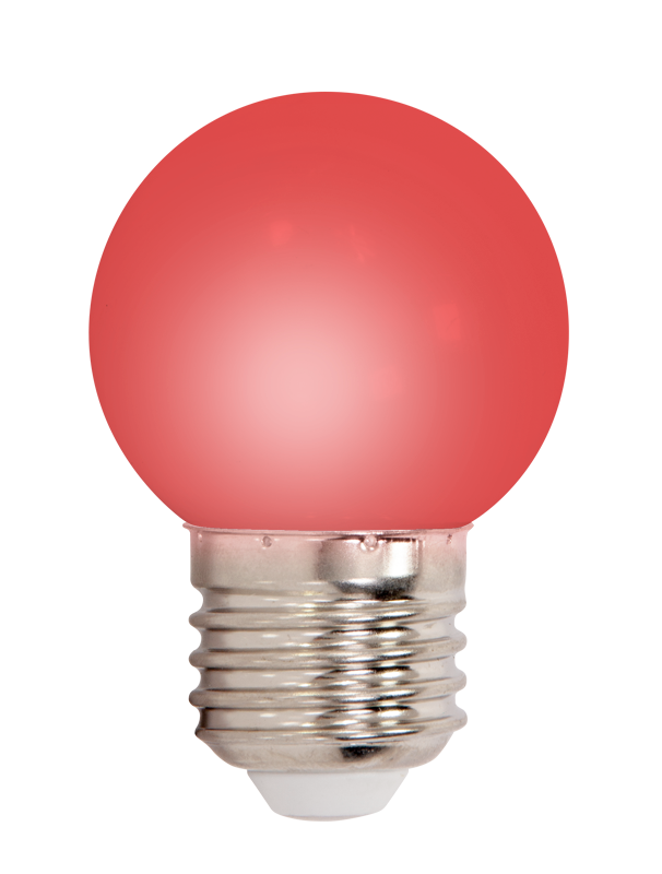 6 kpl. värjättyä LED lamppua