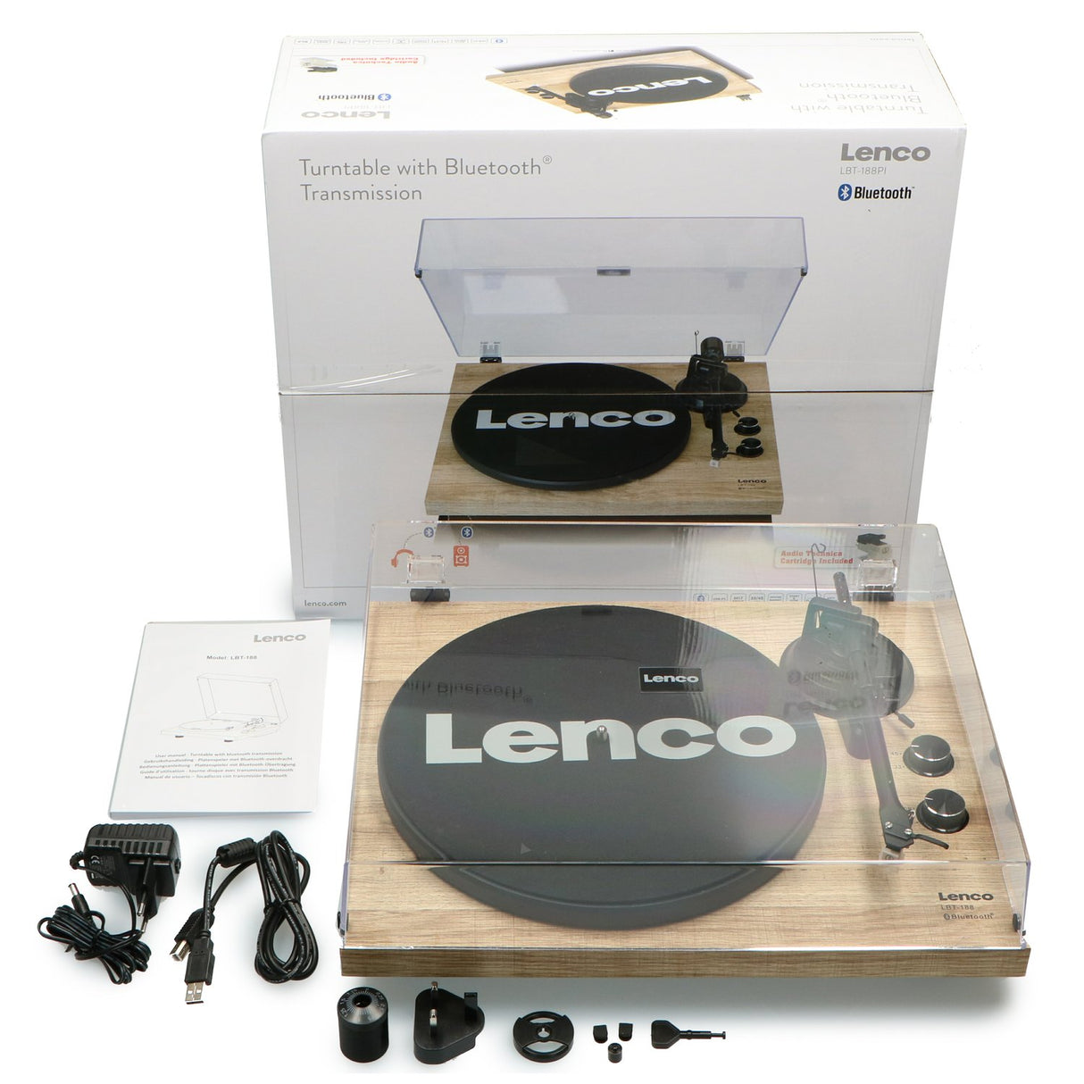 Lenco LBT-188 Bluetooth Levysoitin (Mänty)