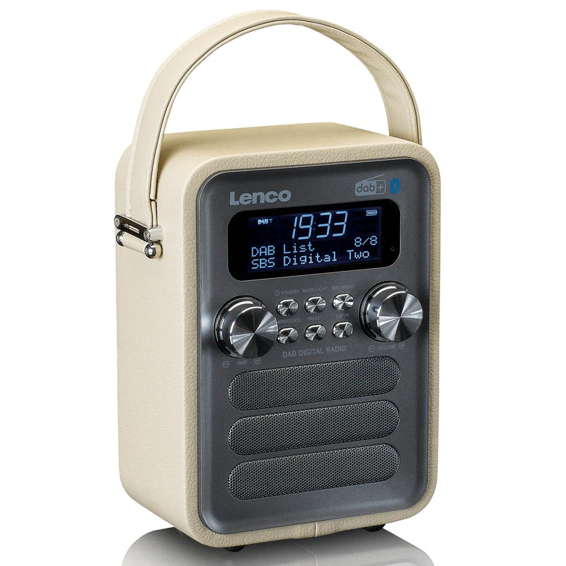 Lenco PDR-051 DAB+ Radio (Taupe/hopea)