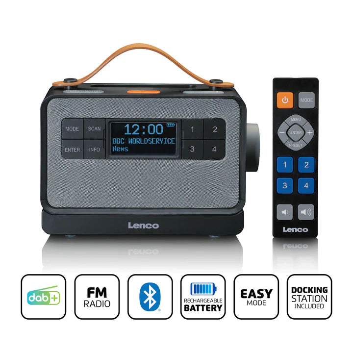 Lenco PDR-065 DAB+ Radio (Musta)