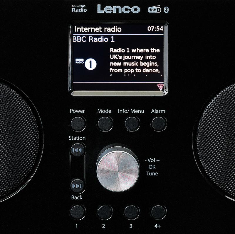 Lenco PIR-645 Internet Radio (musta)