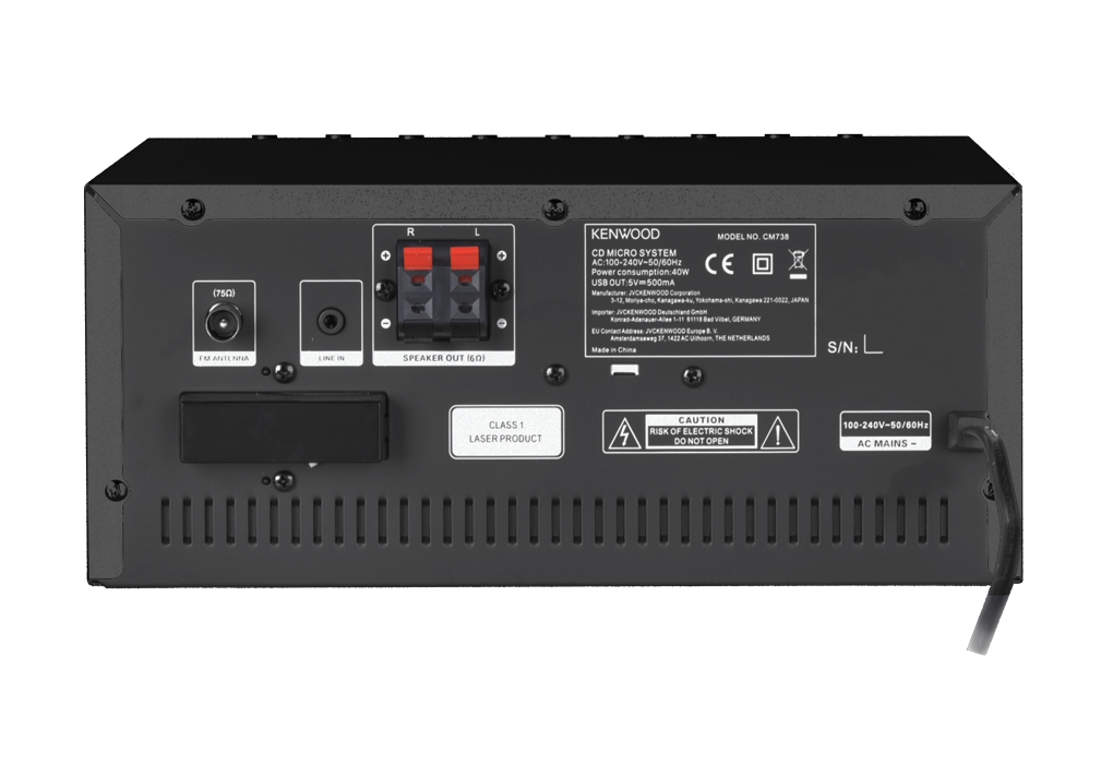 Kenwood M9000S Smart Mini -järjestelmä (musta)