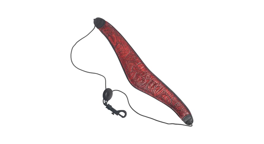 Levys M27W saksofonihihna 2", red embossed
