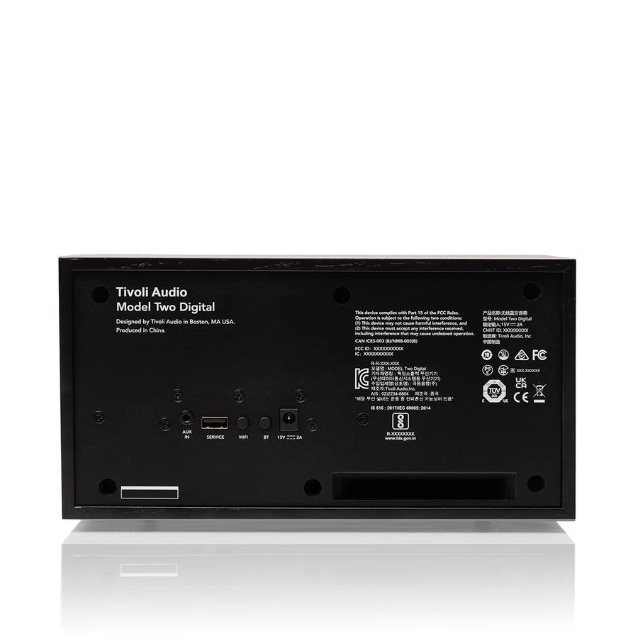Tivoli Audio Model Two Digital Bluetooth Kaiutin (Musta/Musta)