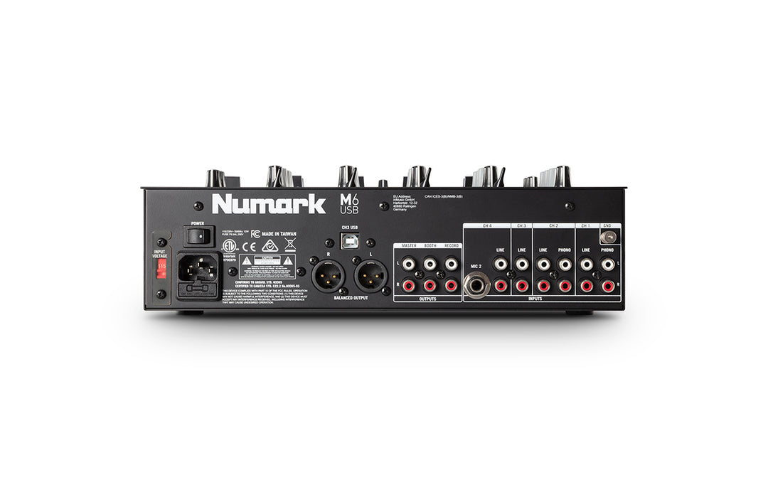 Numark M6-USB-mikseri (musta)