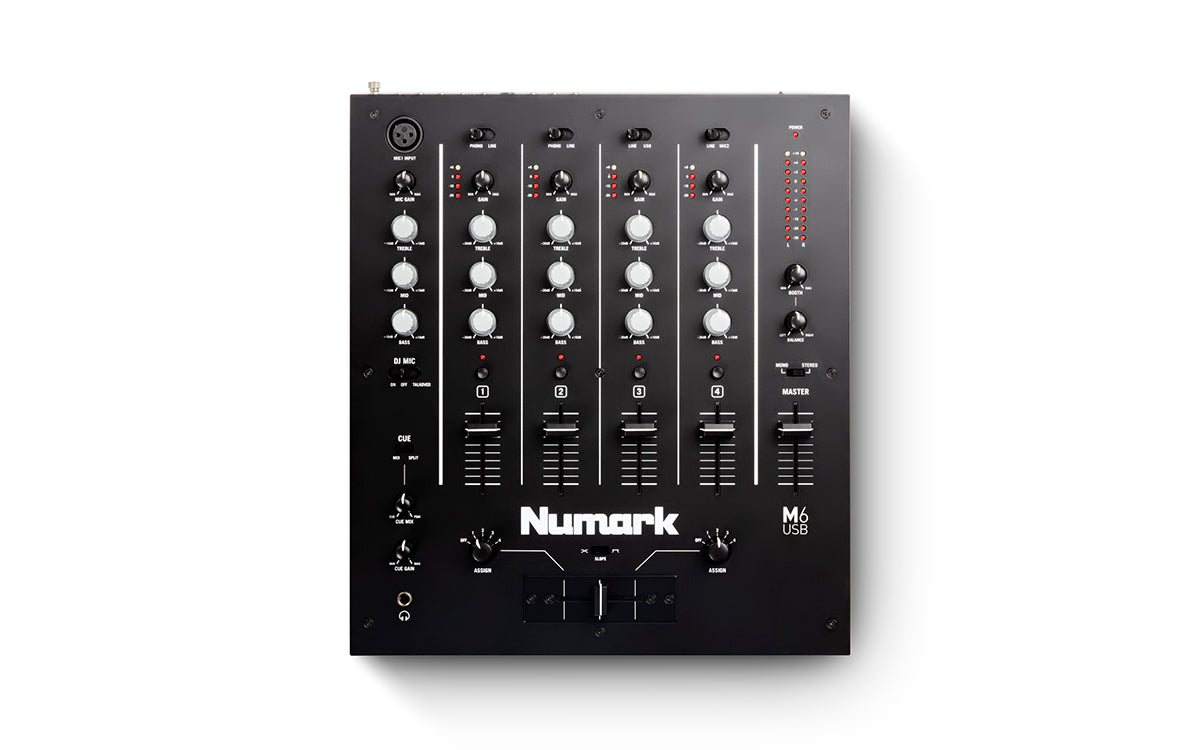 Numark M6-USB-mikseri (musta)