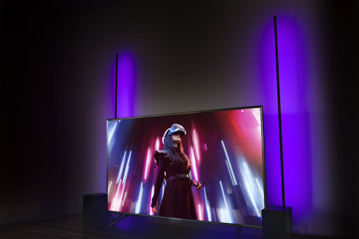 Ibiza Magic Color Stick RGB lattiavalo (musta)