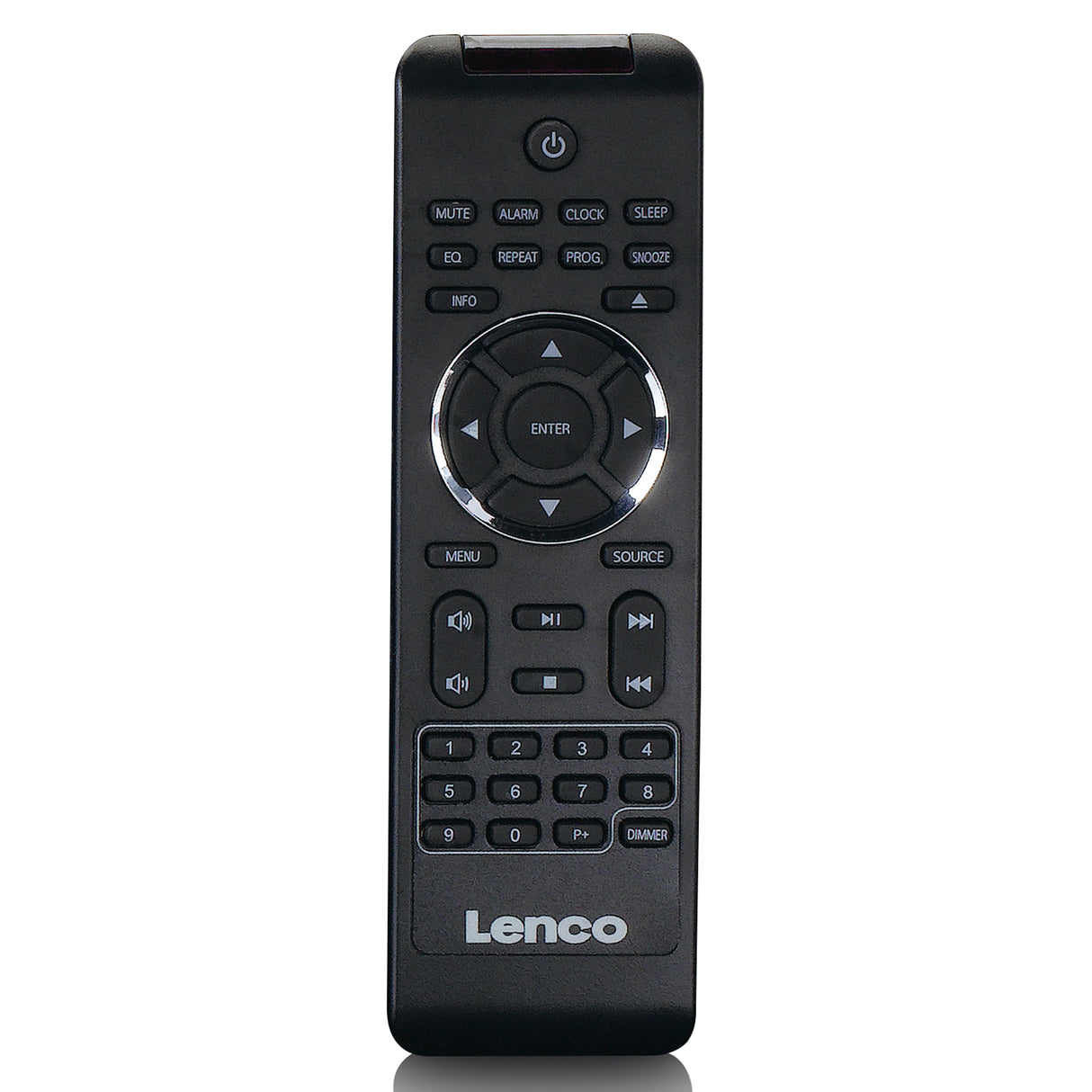 Lenco MC-175SI DAB+CD MP3-soitin (ruskea/hopea)