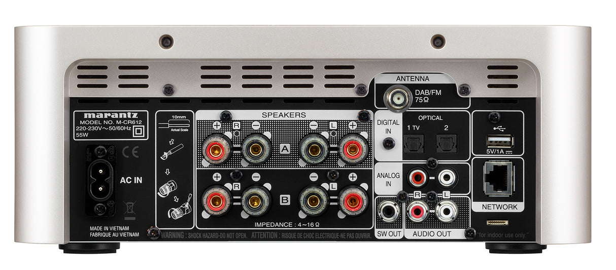 Marantz Melody X M-CR612 Minijärjestelmä (Hopea)