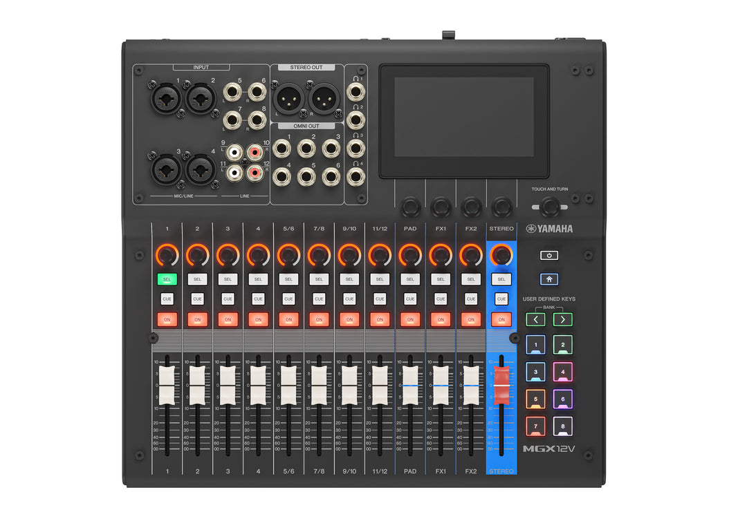 Yamaha MGX12V -digitaalinen mikseri (musta) - videoversio