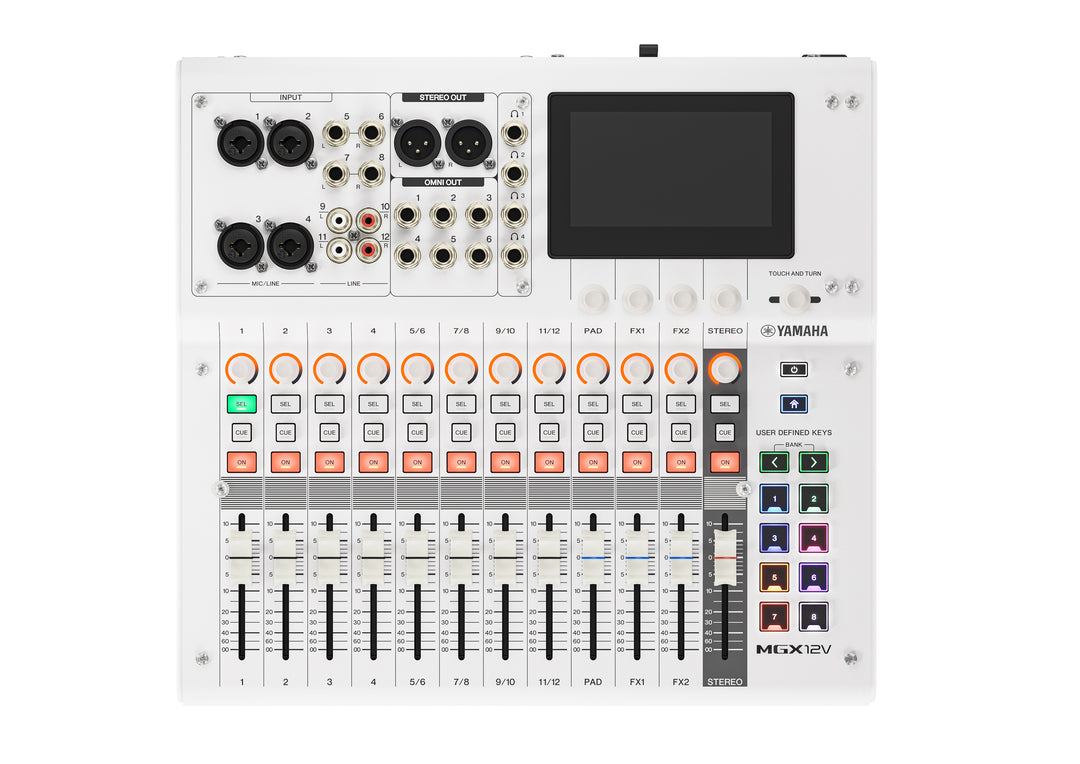 Yamaha MGX12V digitaalinen mikseri (valkoinen) - videoversio