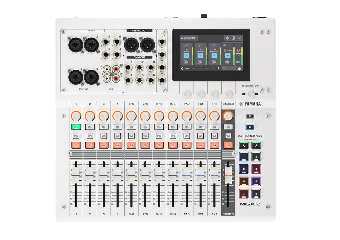 Yamaha MGX12 Digitaalinen miksauspöytä (Hvid)