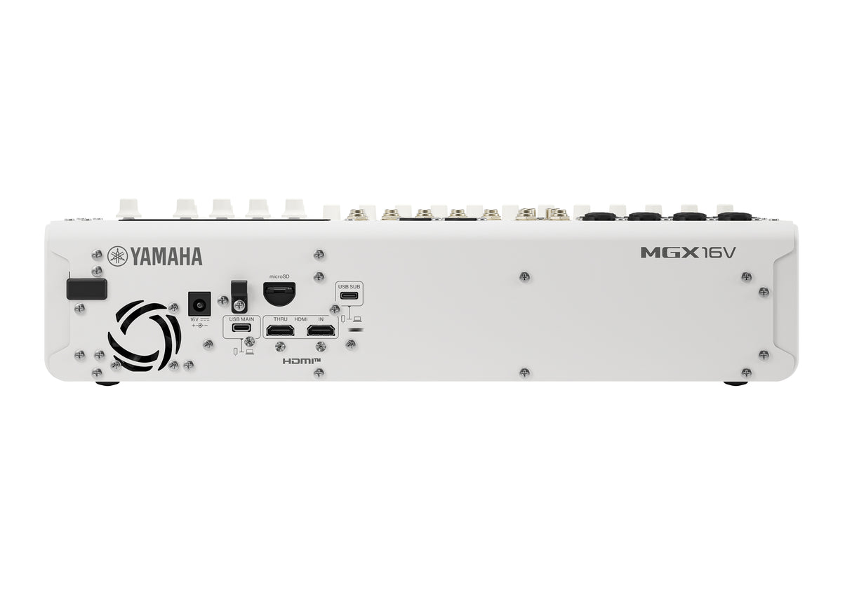 Yamaha MGX16V Digital Mixing Console (Hvid) - Video Version