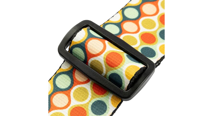 Levys MP2MCM hihna, red, blue, green, gold mcm bubbles