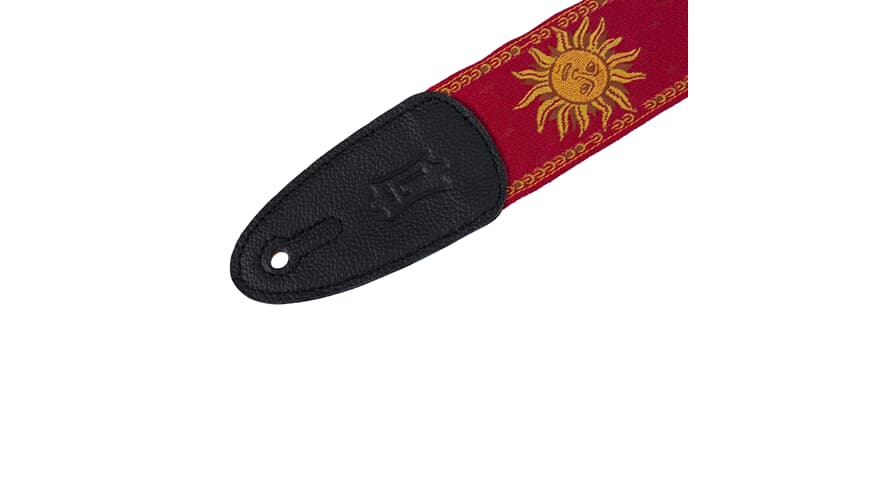 Levys MPJG kitarahihna 2", aurinkokuvio, punainen