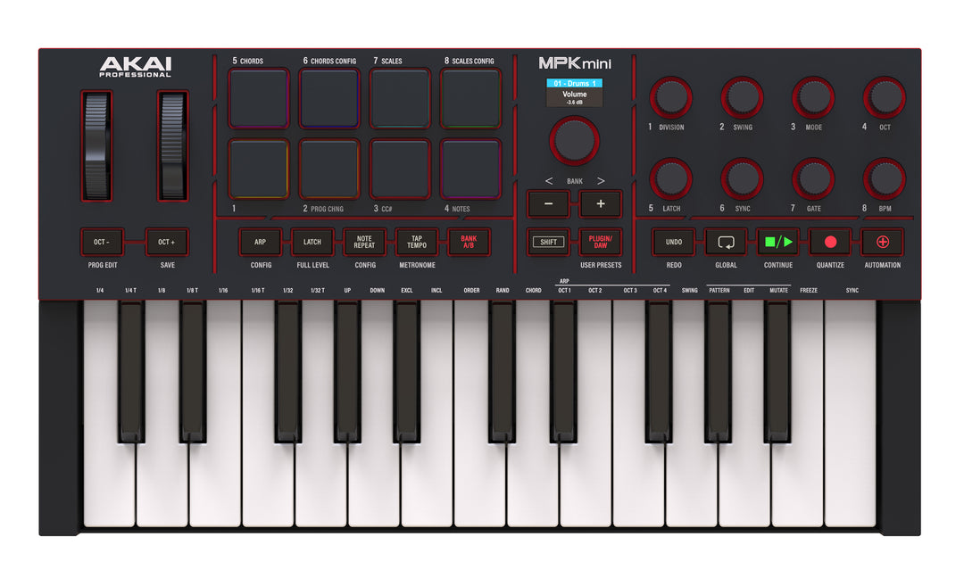 Akai MPK Mini Mk4 (Musta)