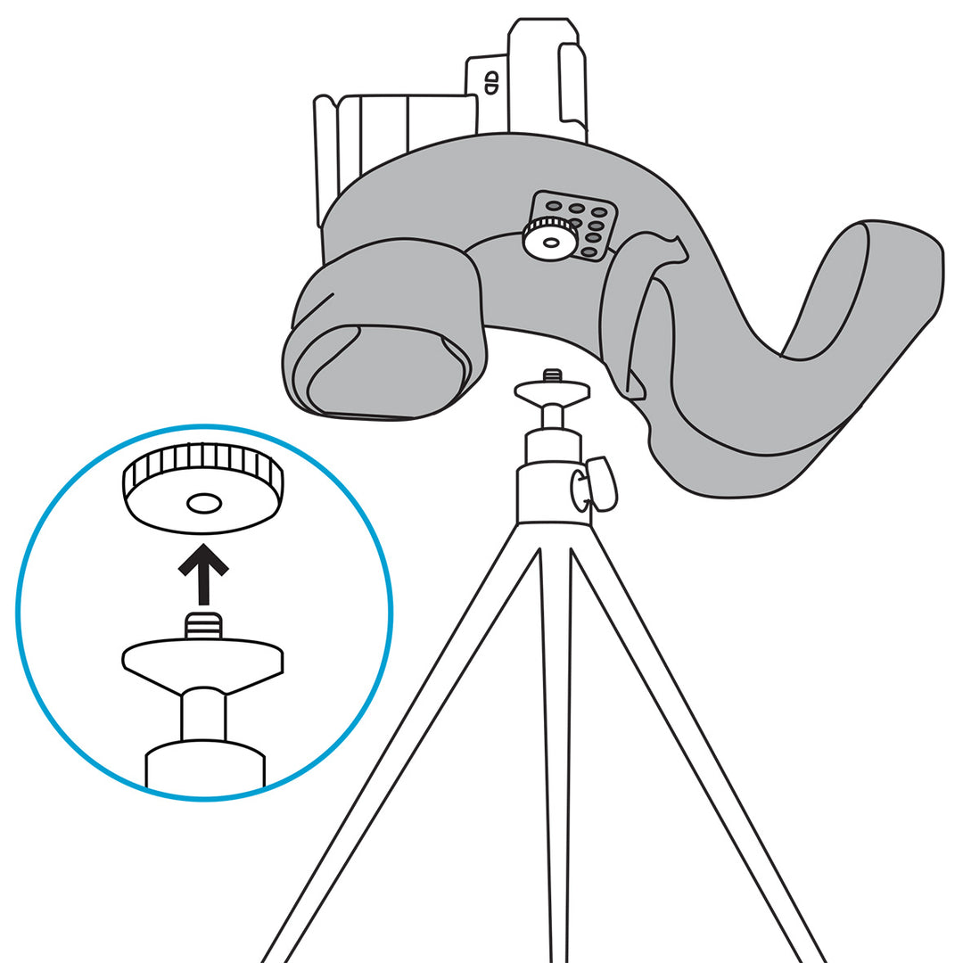 MyMiggo Padded Camera Grip and Wrap for Bridge / Superzoom
