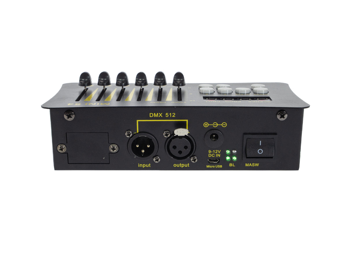 Marconi Delta Mini 54 Akku DMX ohjaimet