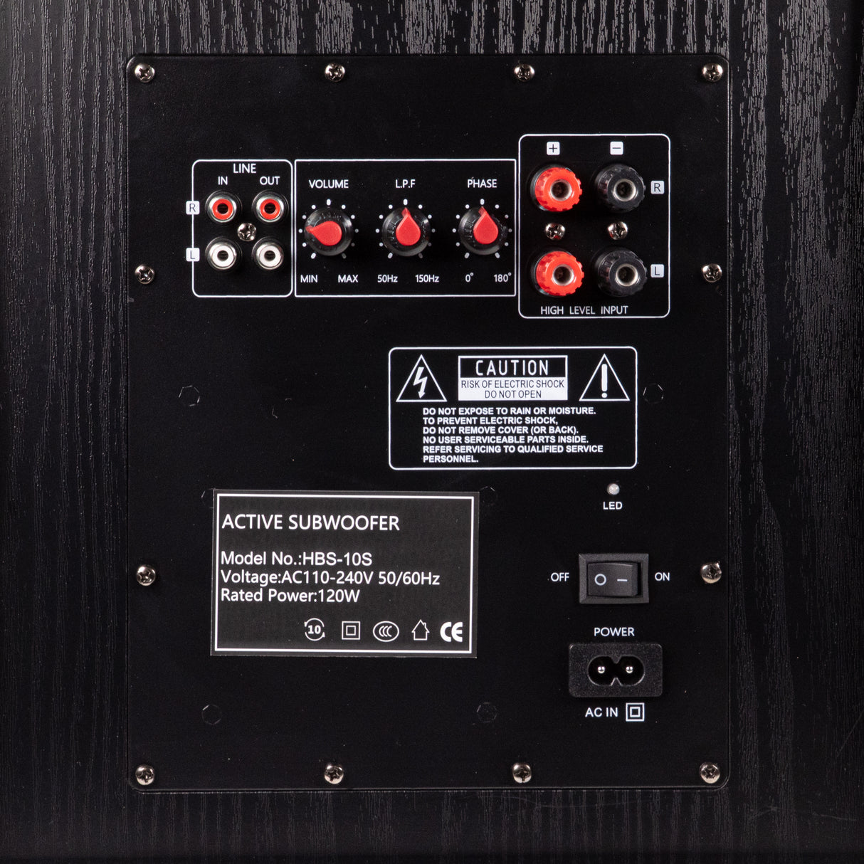 SoundMate HBS-10S 10" Aktiivinen Subwoofer