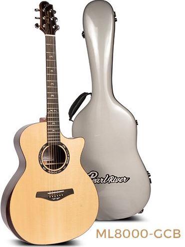 Pearl River GL41-GY Hardcase Western-kitaralle