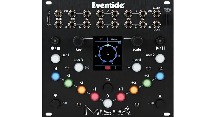 Eventide Misha eurorack-instrumentti ja sekvensseri